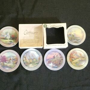 Occasion Scenic Coasters Set - Multicolor